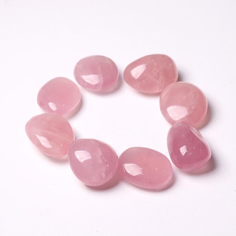 Rose Quartz Tumble- Crystal for bedroom & Love attraction