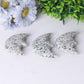 3" Kiwi Jasper Moon Crystal Carvings Best Crystal Wholesalers