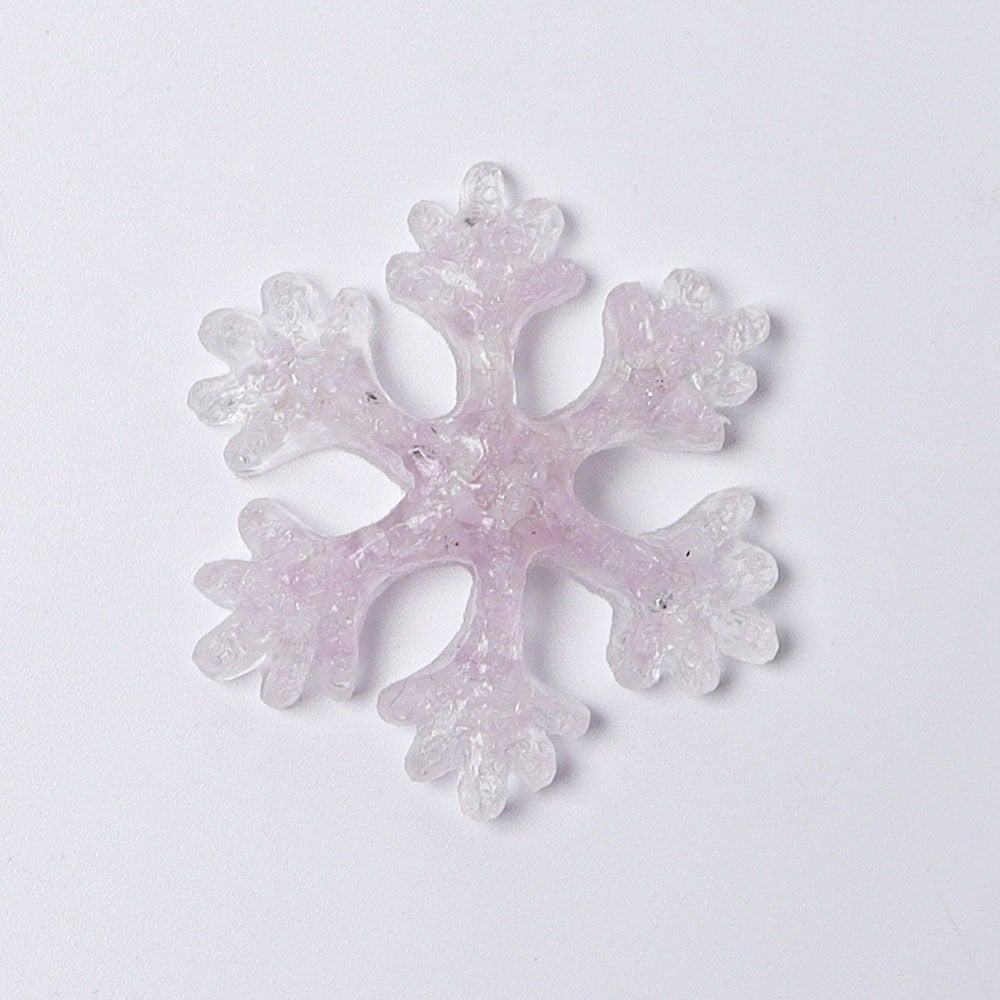 2" Resin Snowflakes Crystal Carvings for Christmas Best Crystal Wholesalers