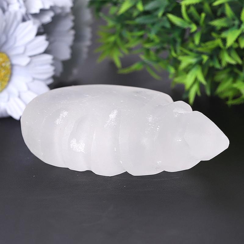 4.5" Shell Shape Selenite Candle Holder Bulk Best Crystal Wholesalers