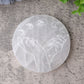 4" Selenite Coaster with Printing Best Crystal Wholesalers