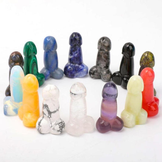 2" Crystal Penis Carvings Model Bulk Best Crystal Wholesalers