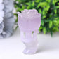 3" Natural Fluorite Rose Flower Carving for Collection Plants Bulk Best Crystal Wholesalers