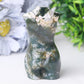 3" Moss Agate Crystal Model Carvings Best Crystal Wholesalers
