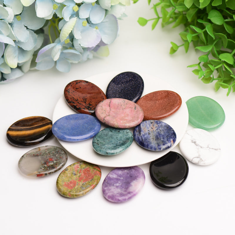 1.8" Mixed Crystal Worry Stone Bulk Crystal wholesale suppliers