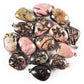 Natural Rhodonite Healing Crystal Polished Stones Irregular Crystal Pendant for Gift Best Crystal Wholesalers