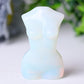 2“ Wholesale Crystal Tiny Crystal Torso Statue Carved Goddess Model