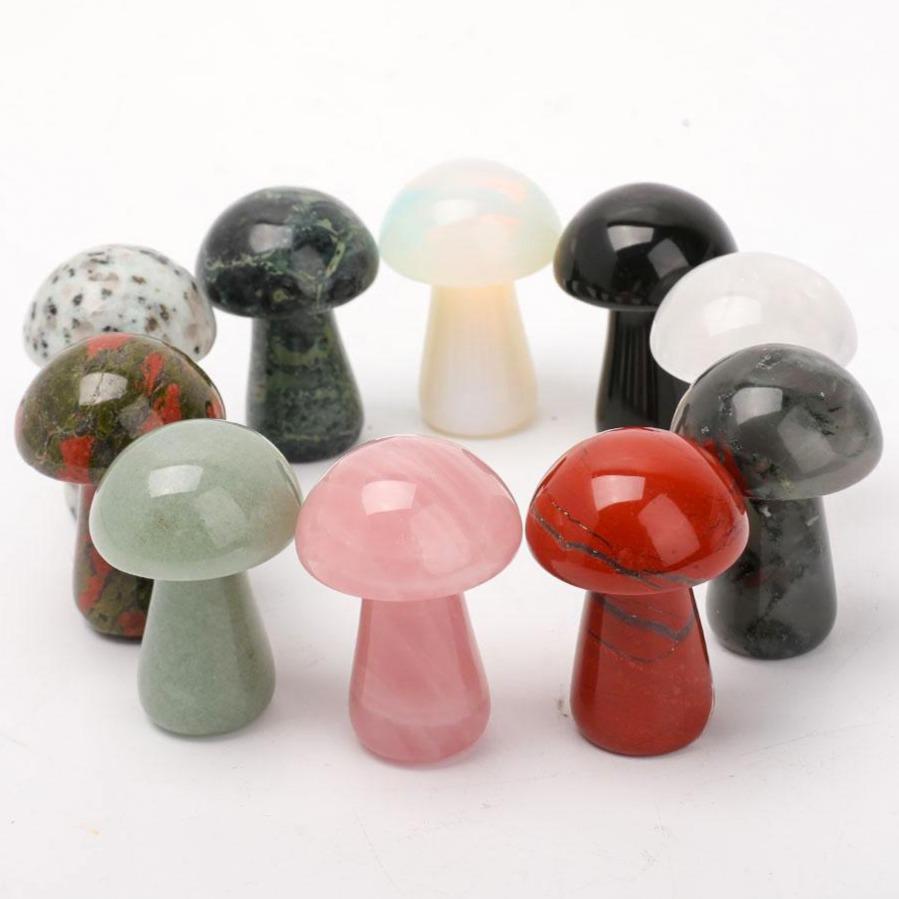 2" Crystal Mushroom Carvings Plants Bulk Best Crystal Wholesalers