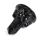 Black Obsidian Point With Carving Skull Decor