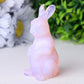 3.3" Pink Opalite Rabbit Crystal Carvings Best Crystal Wholesalers