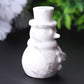 2.35" Howlite Snowman Crystal Carvings Best Crystal Wholesalers