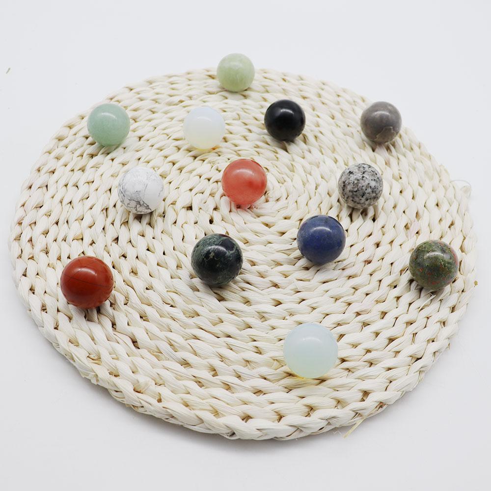 1.2”Gemstone Round Loose Beads Wholesale Natural Stone Beads Best Crystal Wholesalers