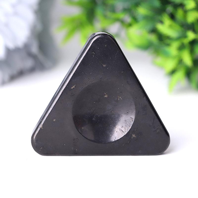 2" Shungite Sphere Holder-Triangle Best Crystal Wholesalers