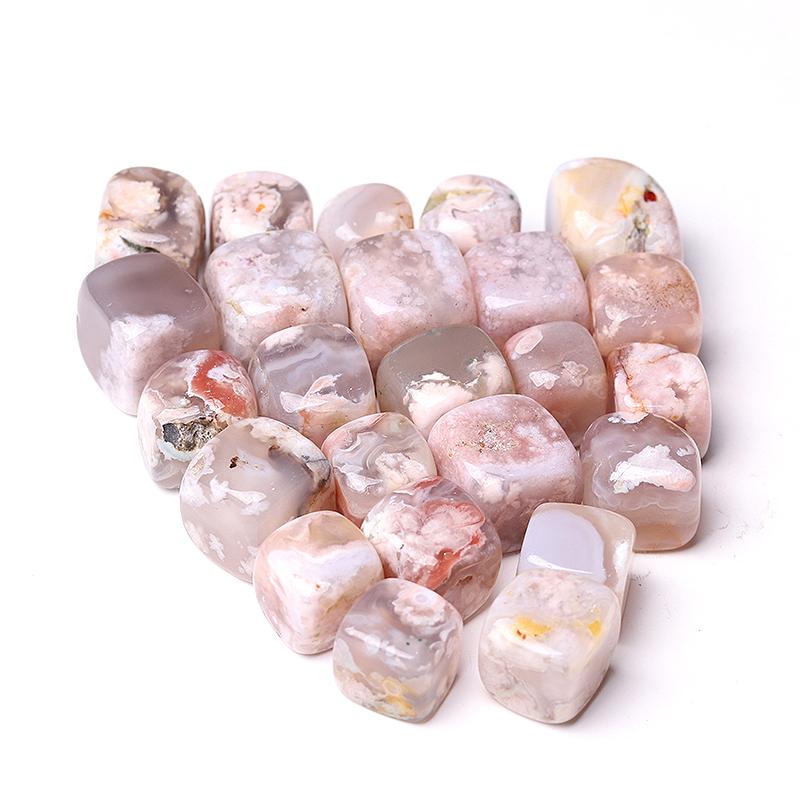 20mm-25mm Flower Agate Cubes in wholesale