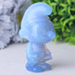 3.2" Blue Opalite Smurfs Crystal Carvings Cartoon Bulk Best Crystal Wholesalers