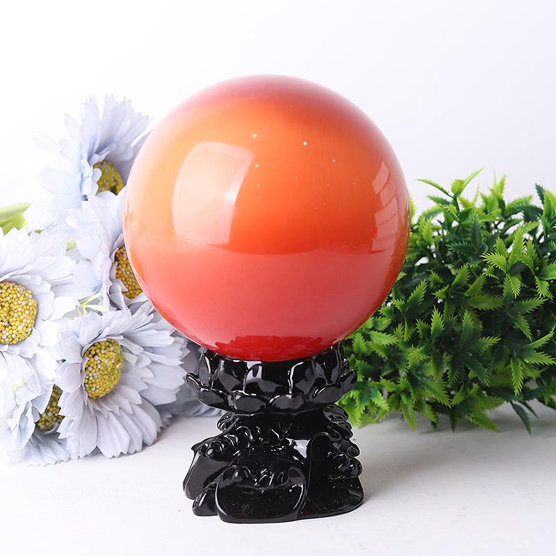95mm Cat Eye Crystal Spheres Best Crystal Wholesalers