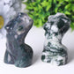 3“ Moss Agate Crystal Model Carvings Best Crystal Wholesalers