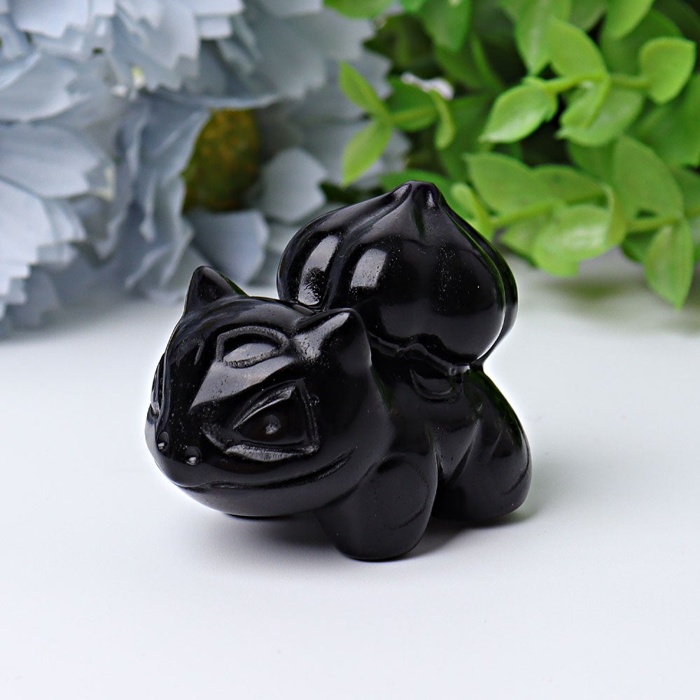 1.8" Bulbasaur Crystal Carvings Cartoon Bulk Best Crystal Wholesalers