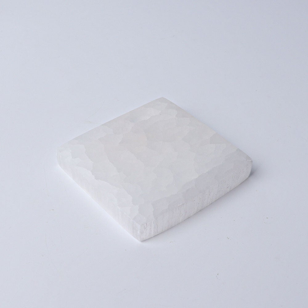 3" Square Selenite Coaster Best Crystal Wholesalers