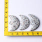 3" Kiwi Jasper Moon Crystal Carvings Best Crystal Wholesalers
