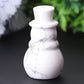 2.35" Howlite Snowman Crystal Carvings Best Crystal Wholesalers