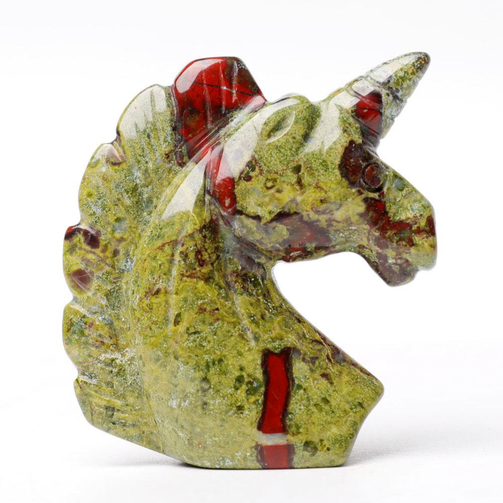 2.0" Dragon Bloodstone Unicorn Carvings Animal Bulk Best Crystal Wholesalers